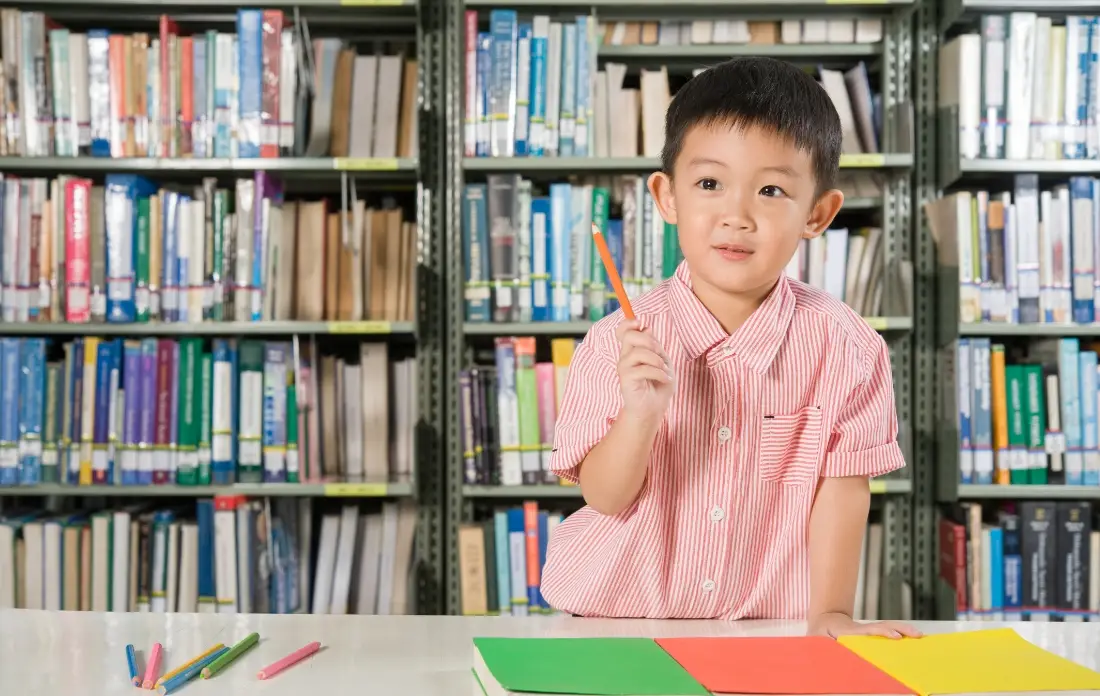 We academy - Primary School boy learning